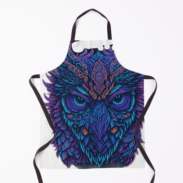 Item preview, Psychedelic Owl Sticker with Isometric Design designed and sold by RedArtG09.