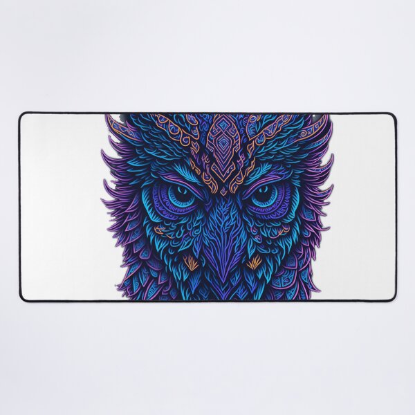 Item preview, Psychedelic Owl Sticker with Isometric Design designed and sold by RedArtG09.
