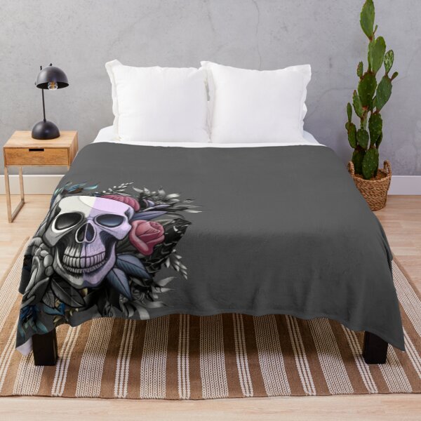 Item preview, Skull with flowers  designed and sold by MArtex.