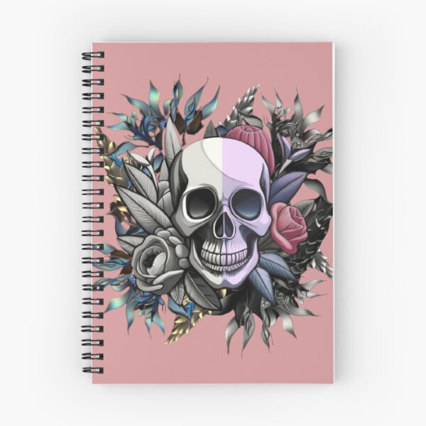 Item preview, Skull with flowers  designed and sold by MArtex.