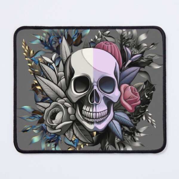 Item preview, Skull with flowers designed and sold by MArtex.