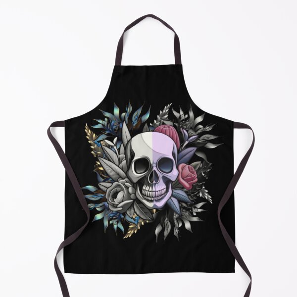 Item preview, Skull with flowers  designed and sold by MArtex.