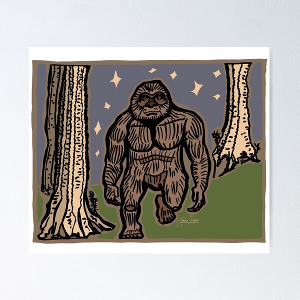 Item preview, Strolling Sasquatch designed and sold by ParaPrints.