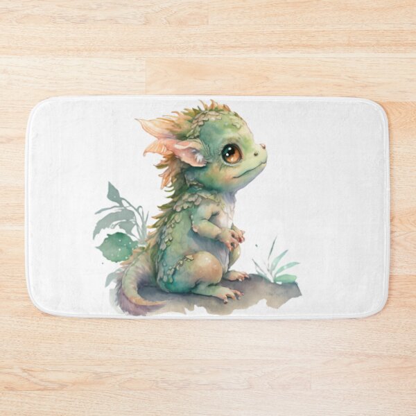 Item preview, a watercolor painting of a baby dragon designed and sold by dillodnh34.