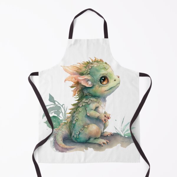 Item preview, a watercolor painting of a baby dragon designed and sold by dillodnh34.