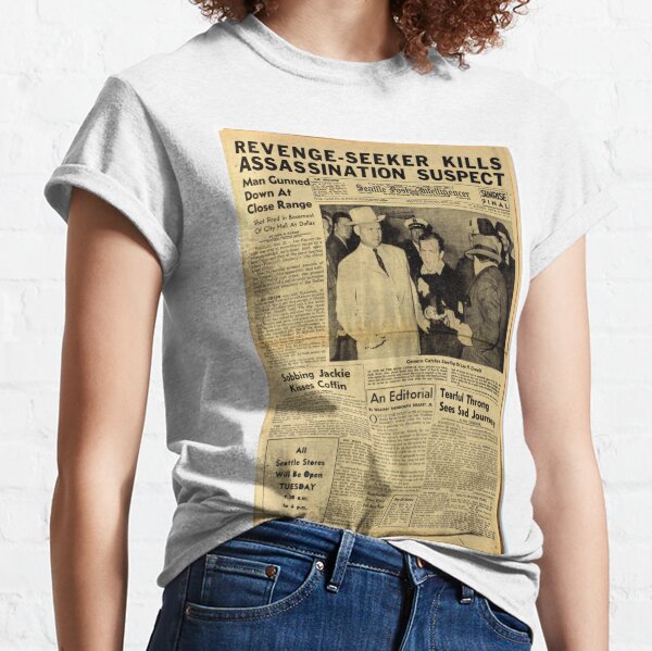 Old Newspaper #OldNewspaper #Old #Newspaper  Classic T-Shirt