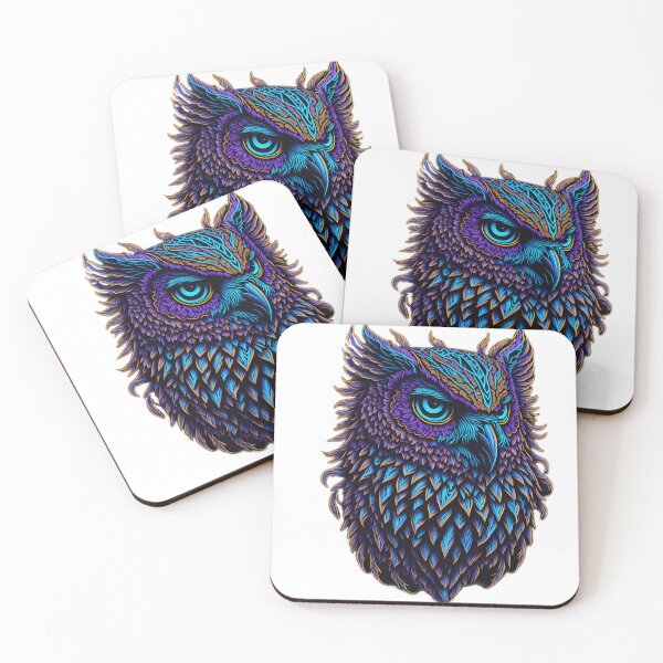 Item preview, Artsy Owl Sticker with Instagram-Ready Filter designed and sold by RedArtG09.