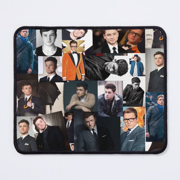 Item preview, Taron Egerton Abstract Photos Collage designed and sold by GoghGetta.