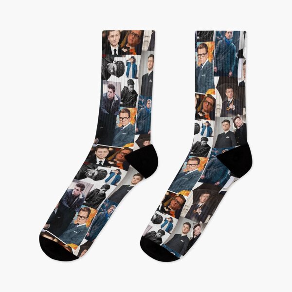 Item preview, Taron Egerton Abstract Photos Collage designed and sold by GoghGetta.
