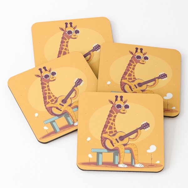 Item preview, Giraffe playing the guitar designed and sold by Amir Faysal.