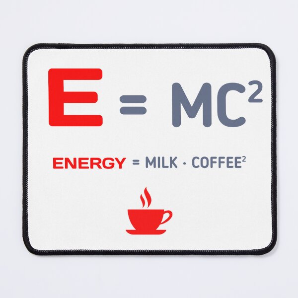 Item preview, Get Energized with E=mc² Energy Milk and Coffee designed and sold by UNIX-G.