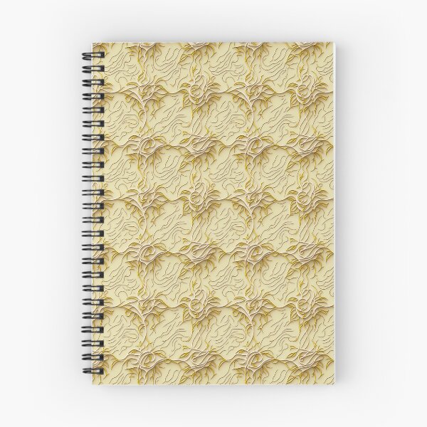 Item preview, Baroque Luxurious and filigree elements in yellow/gold with yellow background designed and sold by OasisOfGraphics.