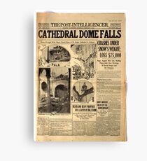Old Newspaper Canvas Print