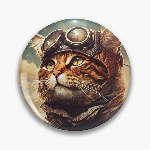 Item preview, Aviator Cat #1 designed and sold by ArcStormDesigns.