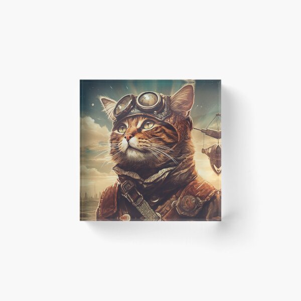 Item preview, Aviator Cat #1 designed and sold by ArcStormDesigns.