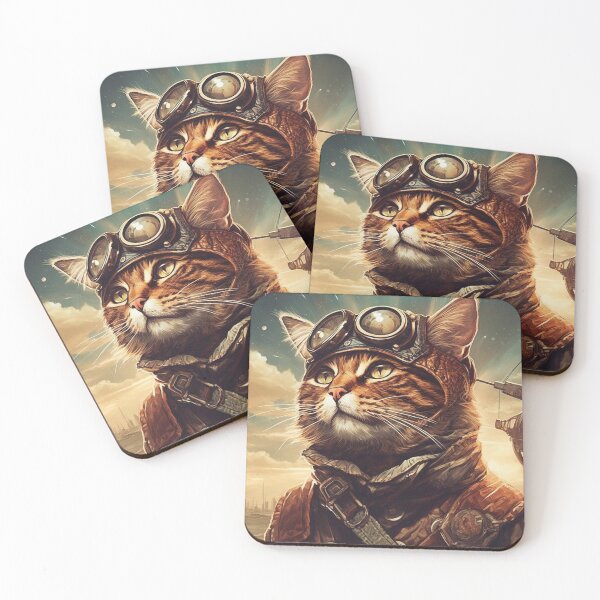 Item preview, Aviator Cat #1 designed and sold by ArcStormDesigns.