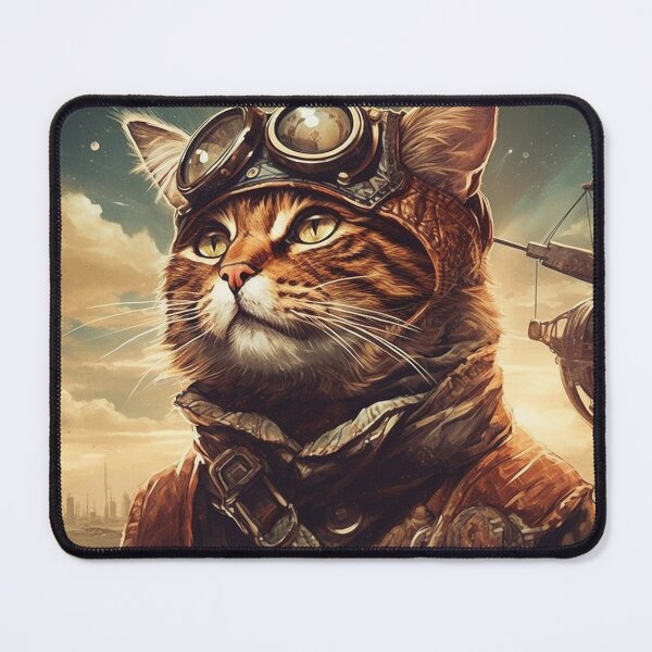 Item preview, Aviator Cat #1 designed and sold by ArcStormDesigns.