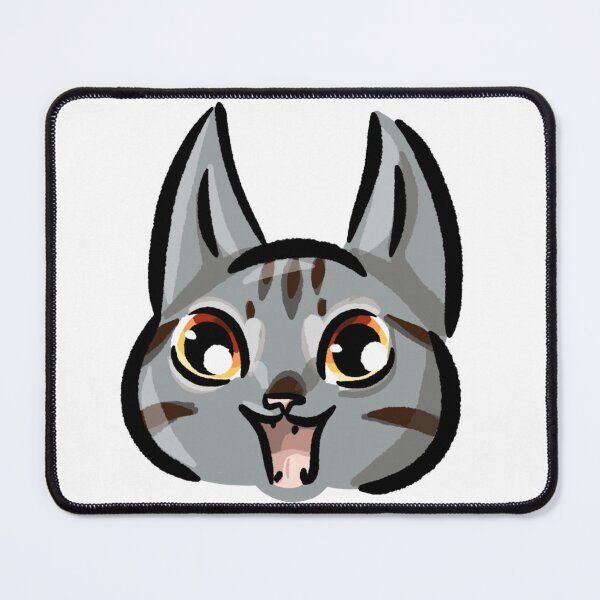 Item preview, Excited/ happy cat face designed and sold by Yama-inu.