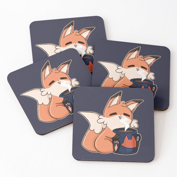 Item preview, Cute fox with cup designed and sold by Kunstfuchsen.