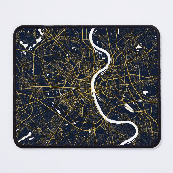 Item preview, Cologne City Map of Germany - Gold Art Deco designed and sold by deMAP.