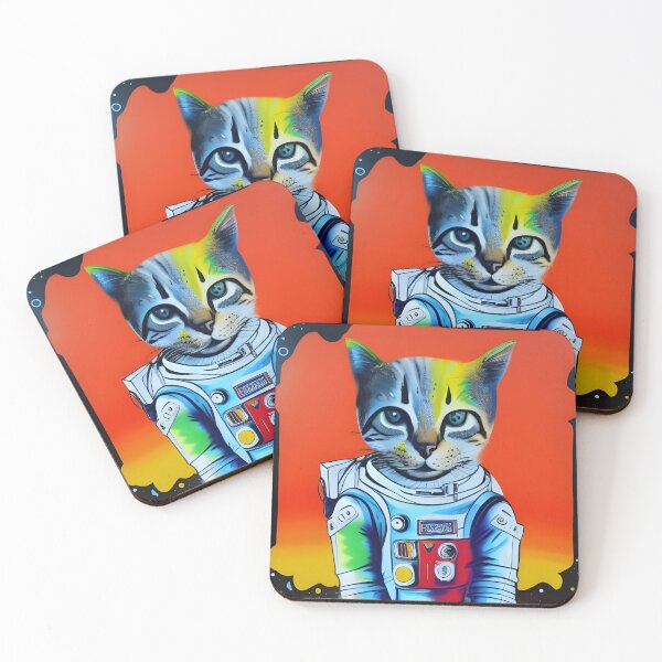 Item preview, A Curious Cat in a Space Suit designed and sold by PC-artist.
