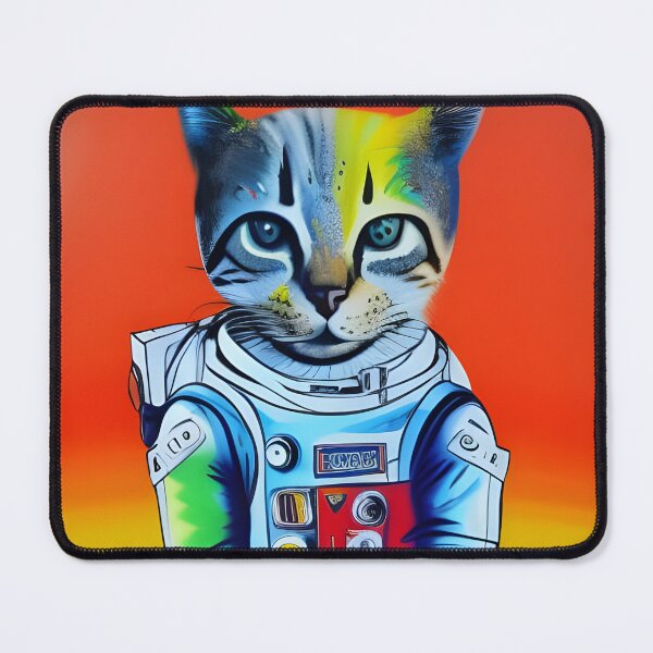 Item preview, A Curious Cat in a Space Suit designed and sold by PC-artist.