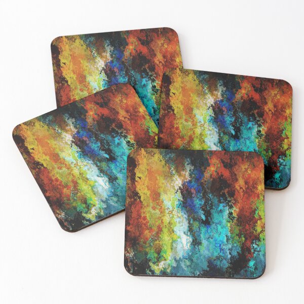 Item preview, Vibrant Multicoloured Abstract Art designed and sold by Trevor Hirst.