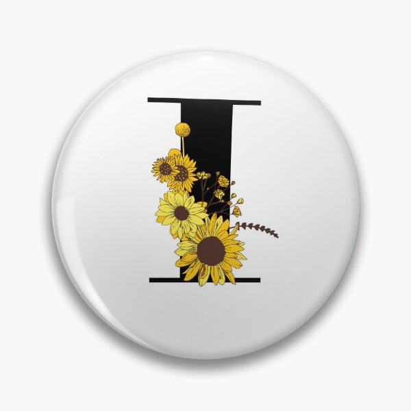 Item preview, Sunflower Monogram I designed and sold by Coffee Lifestyle.