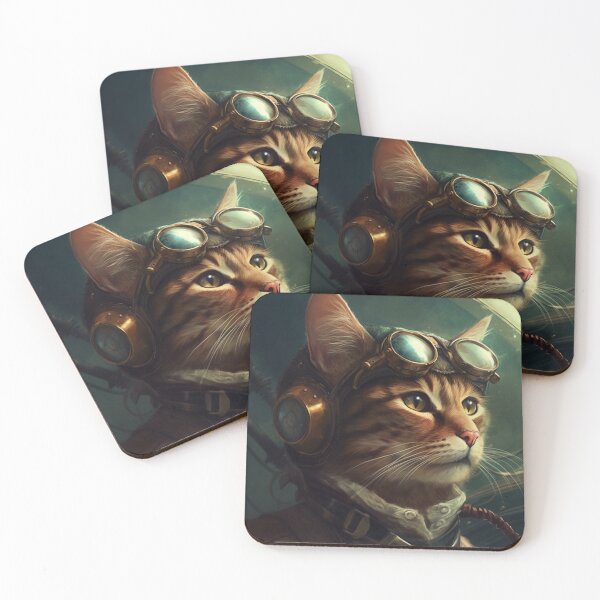 Item preview, Aviator Cat #2 designed and sold by ArcStormDesigns.