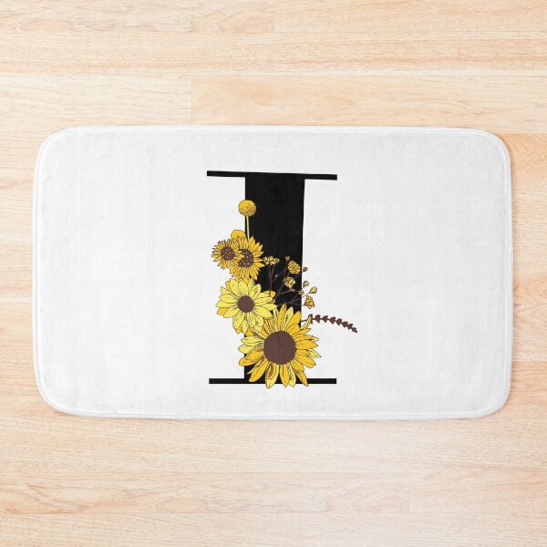 Item preview, Sunflower Monogram I designed and sold by Coffee Lifestyle.