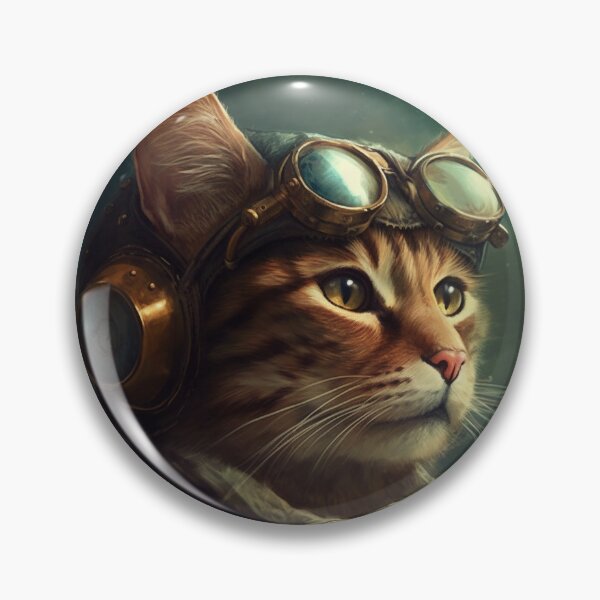 Item preview, Aviator Cat #2 designed and sold by ArcStormDesigns.