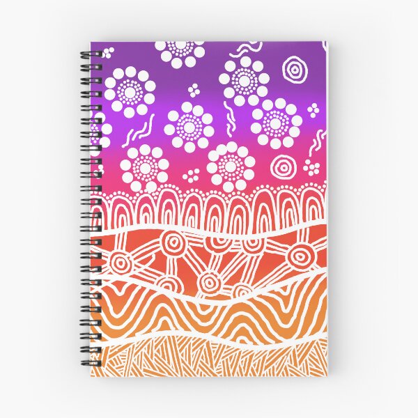 Item preview, Australian Aboriginal art pink ombre designed and sold by Kehaan Lange-Mcguire.
