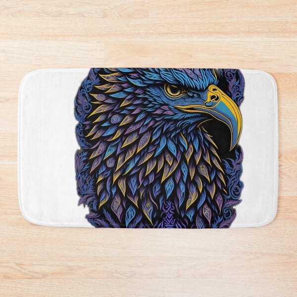 Item preview, Visionary Art of Eagle by Alex Grey| Symmetrical Eagle with Conic Crystals designed and sold by RedArtG09.