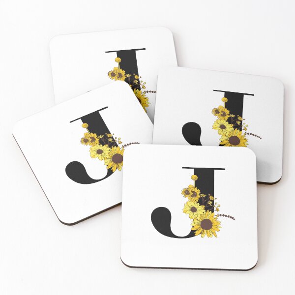 Item preview, Sunflower Monogram J designed and sold by Coffee Lifestyle.