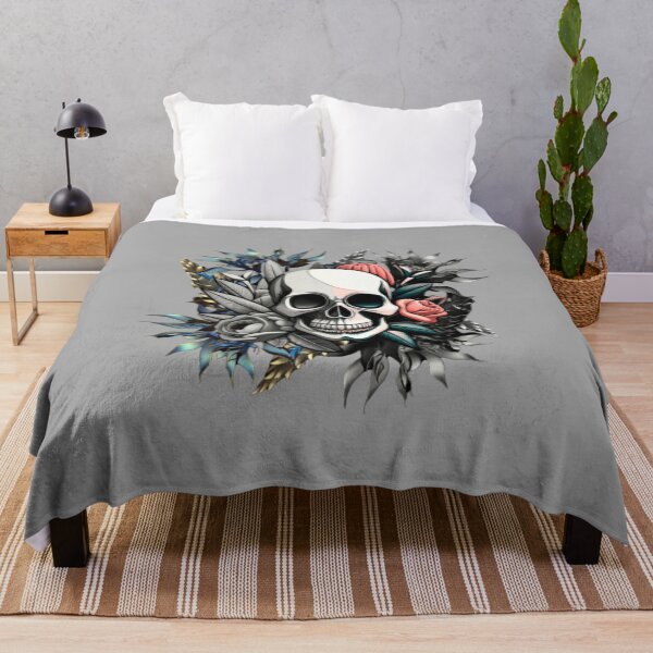 Item preview, Vintage skull with flowers  designed and sold by MArtex.