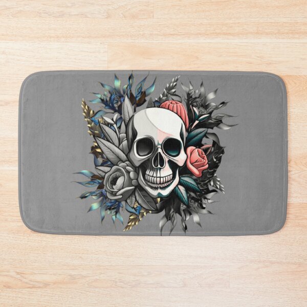 Item preview, Vintage skull with flowers  designed and sold by MArtex.