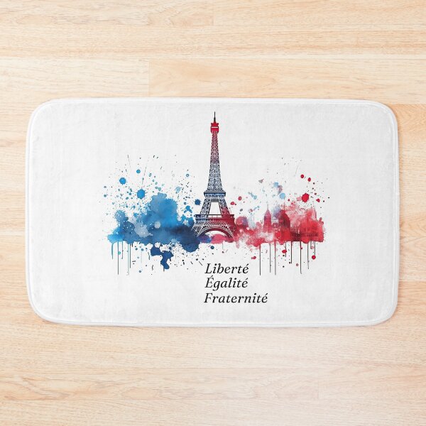Item preview, Liberte, Egalite, Fraternite: July 14 in Paris abstract designed and sold by Retroshore.