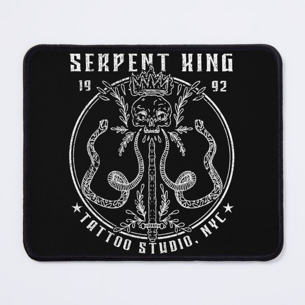 Item preview, Serpent King Tattoo Studio, New York City, NYC Tattoo Parlour designed and sold by Proverbial Wisdom Design.