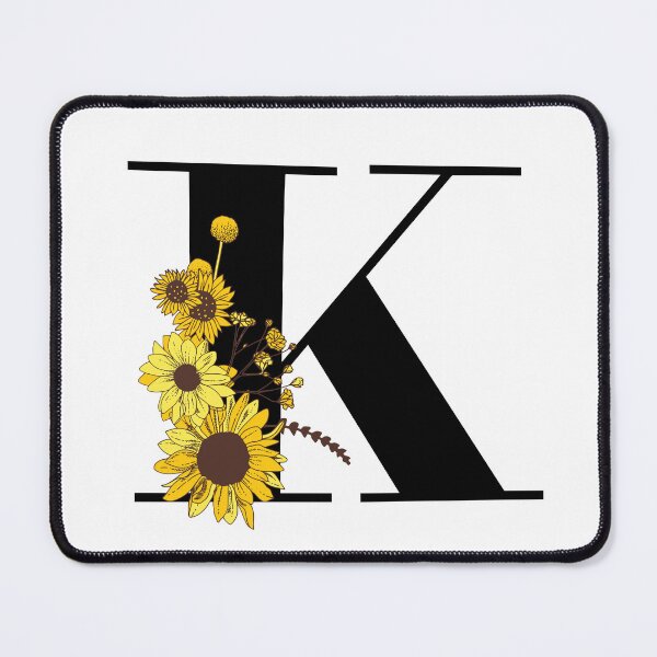 Item preview, Sunflower Monogram K designed and sold by Coffee Lifestyle.