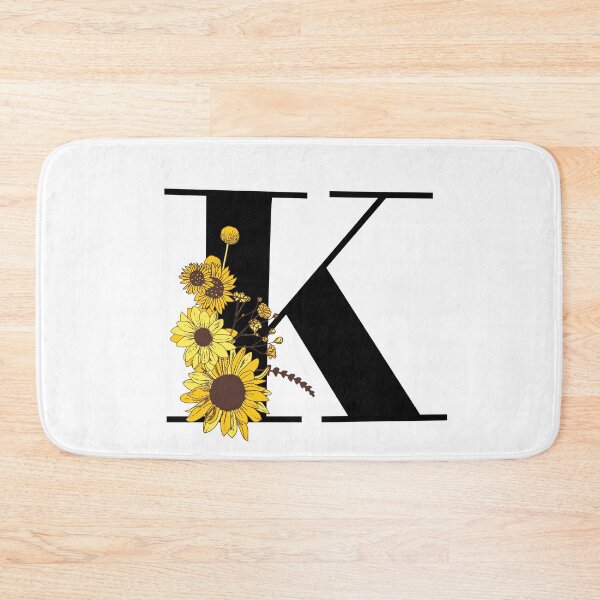 Item preview, Sunflower Monogram K designed and sold by Coffee Lifestyle.