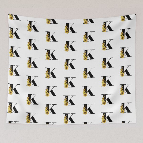 Item preview, Sunflower Monogram K designed and sold by Coffee Lifestyle.