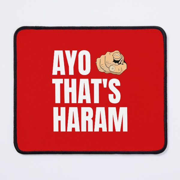 Item preview, That's Haram Text Design (White) designed and sold by TheMuzlimz.