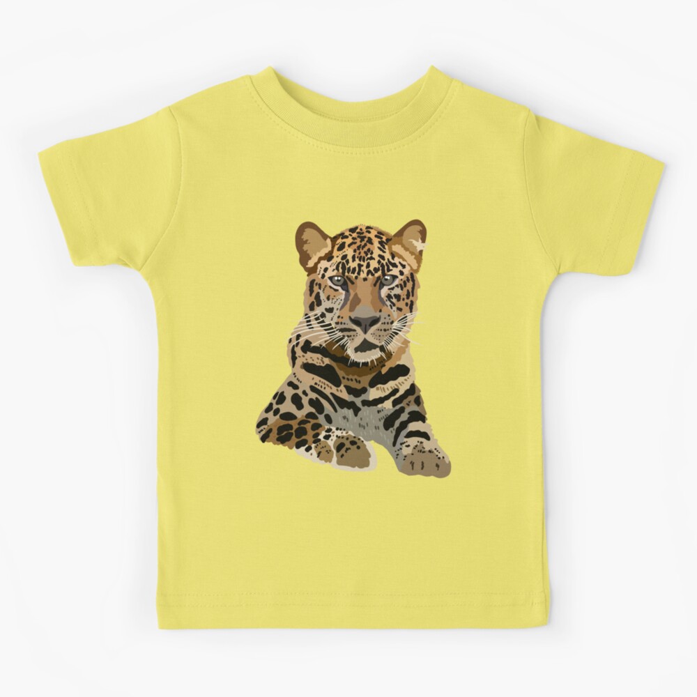 Amur Leopard - Sky - Organic Cotton T-Shirt - Unisex