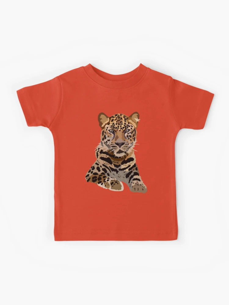 Amur Leopard - Sky - Organic Cotton T-Shirt - Unisex