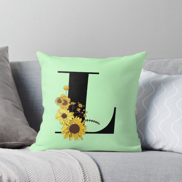 Item preview, Sunflower Monogram L designed and sold by Coffee Lifestyle.
