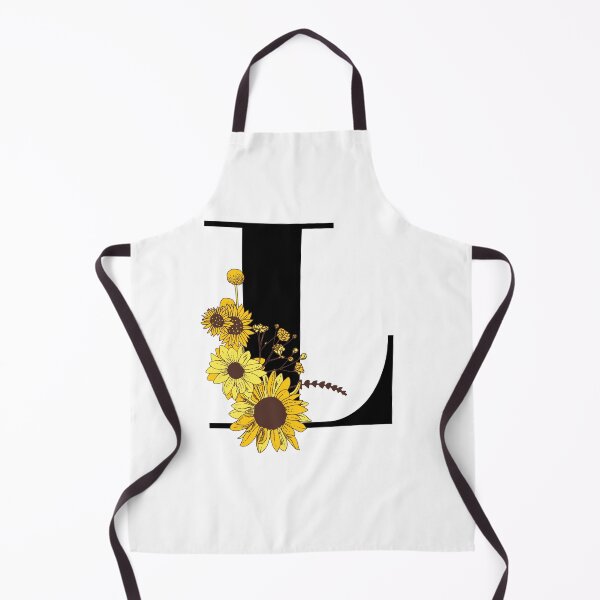 Item preview, Sunflower Monogram L designed and sold by Coffee Lifestyle.