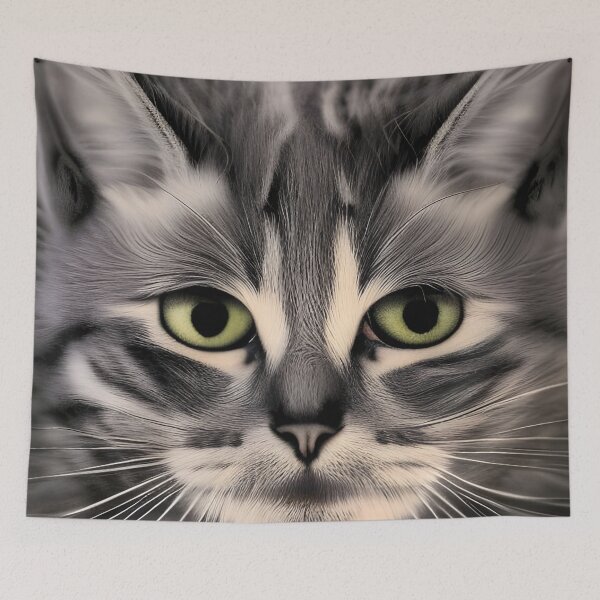 Item preview, Cute Funny Grey Cat designed and sold by PC-artist.