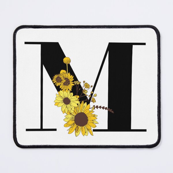 Item preview, Sunflower Monogram M designed and sold by Coffee Lifestyle.