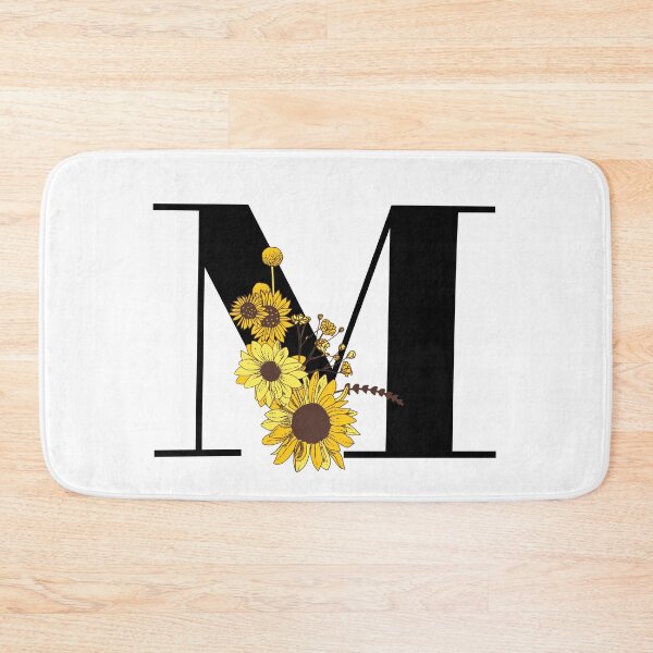 Item preview, Sunflower Monogram M designed and sold by Coffee Lifestyle.