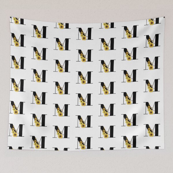 Item preview, Sunflower Monogram M designed and sold by Coffee Lifestyle.